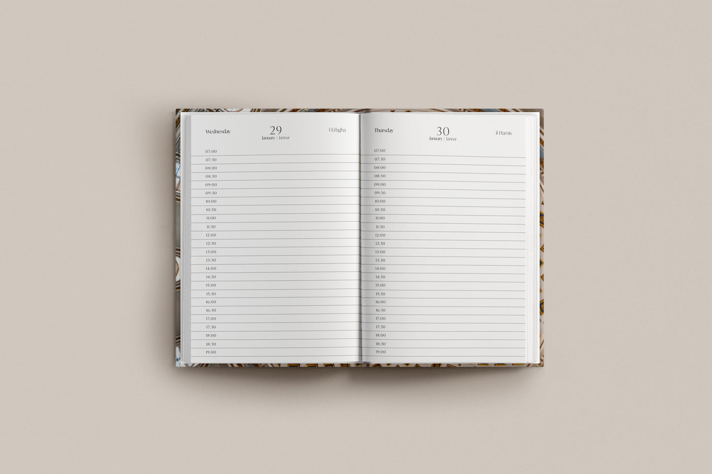 2025 Hardbound Diary DAILY View