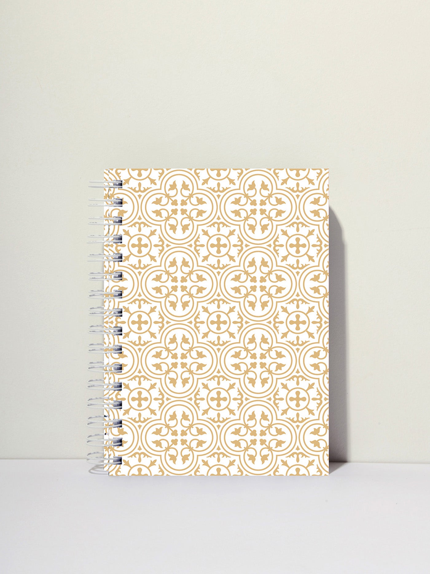 Gold Spiral Ruled Journal
