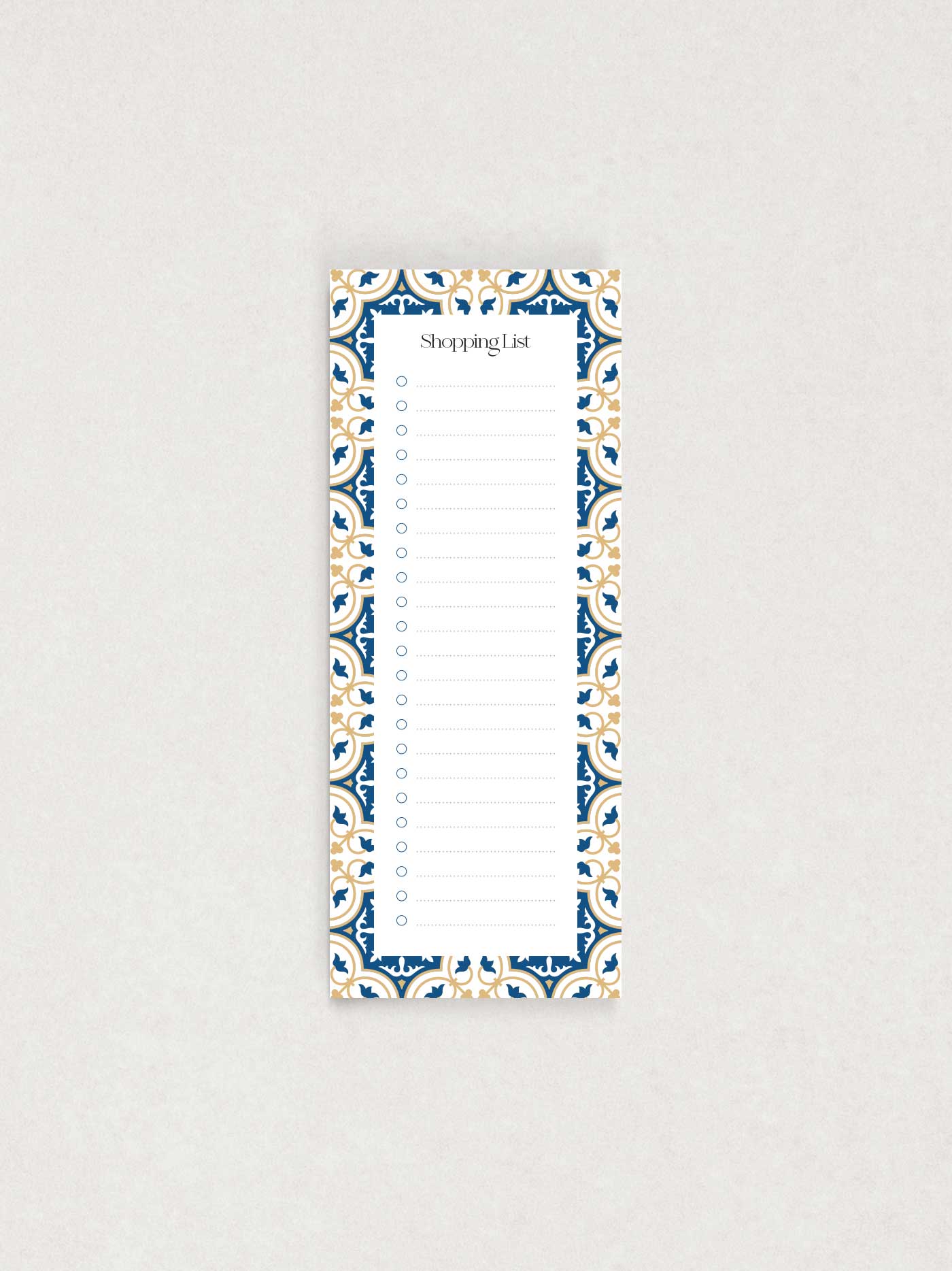 Ikħal Shopping List