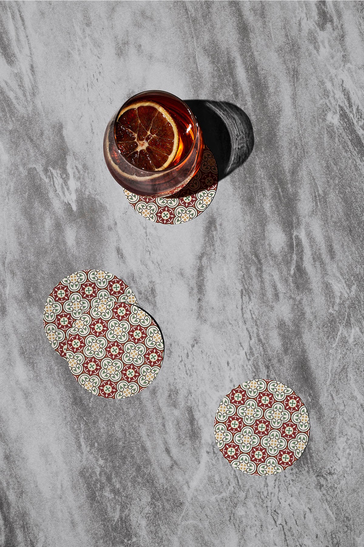 MADUMA® Red Coaster Set of 4