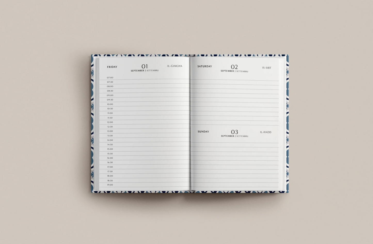 PRE-ORDER 2024 Hardbound Diary DAILY View