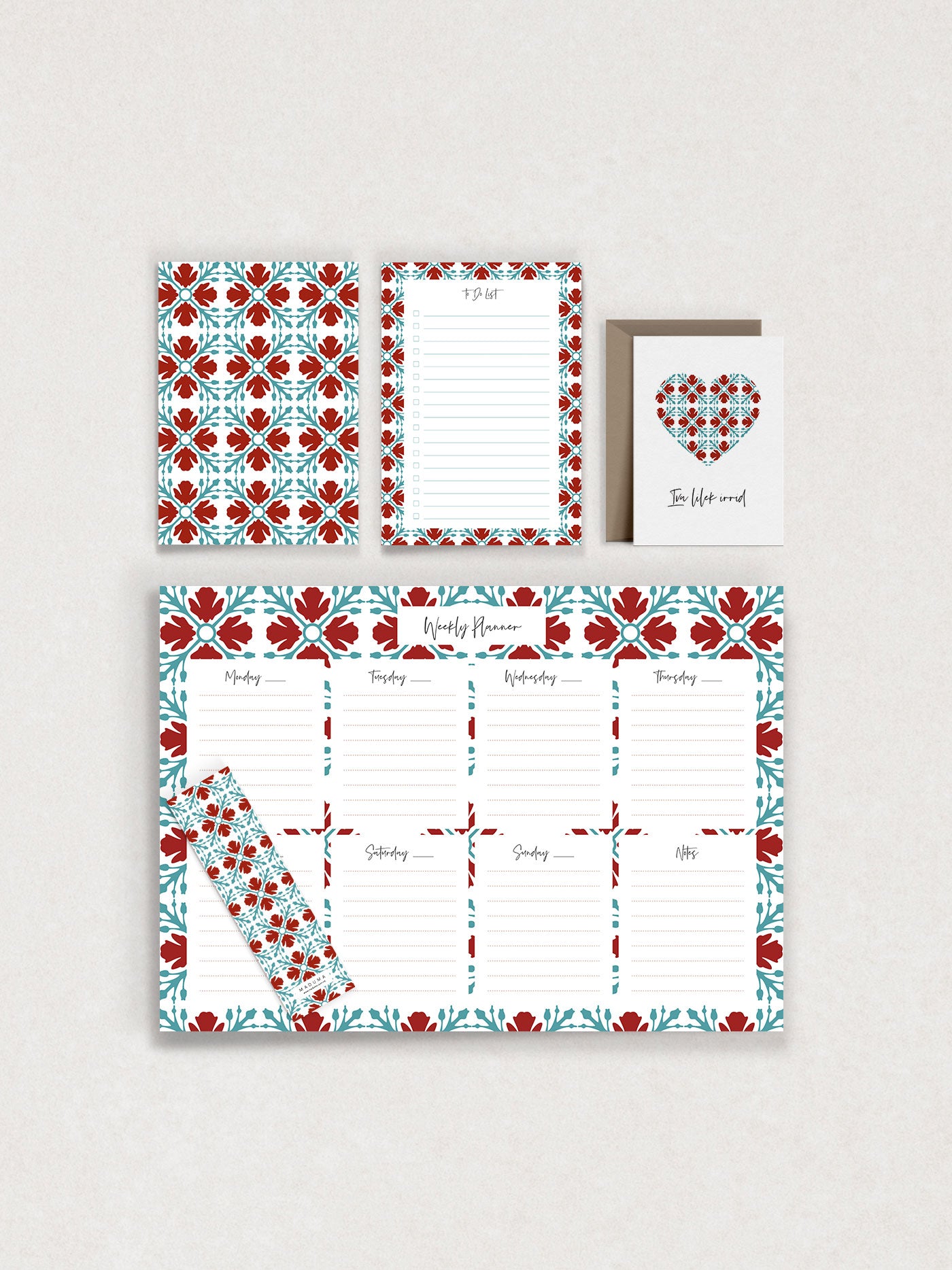 Ħamrani Stationery Set Valentine's Offer