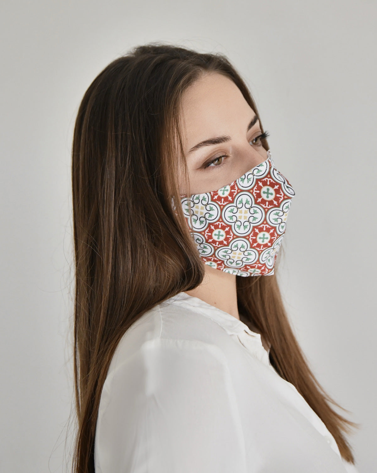 Red Face Mask