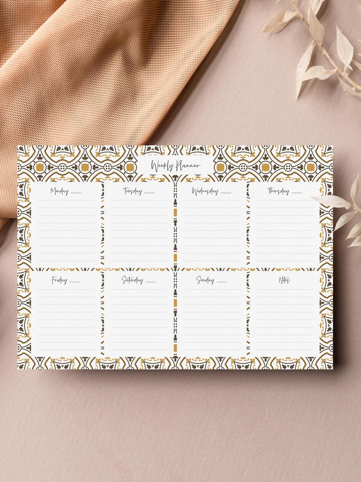 Kannella Weekly Planner