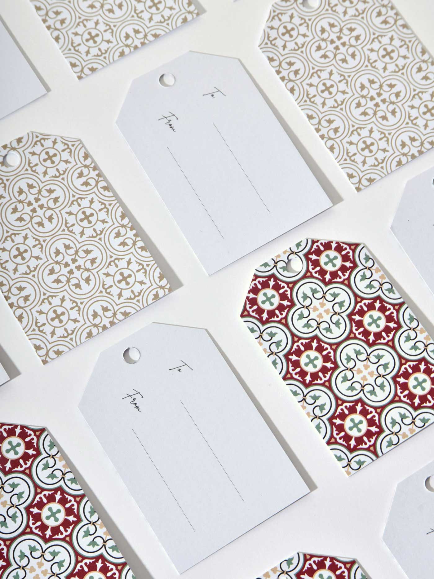 Mixed Christmas Tags