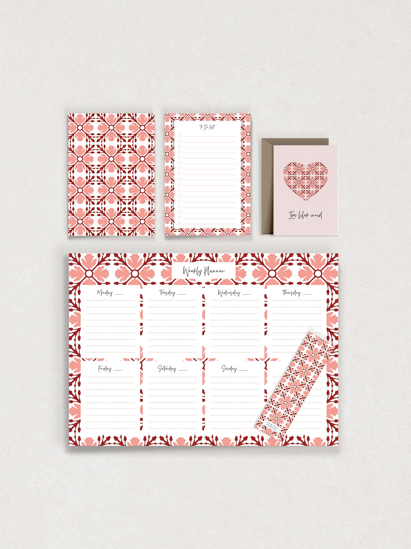 Warda Stationery Set Valentine's Offer