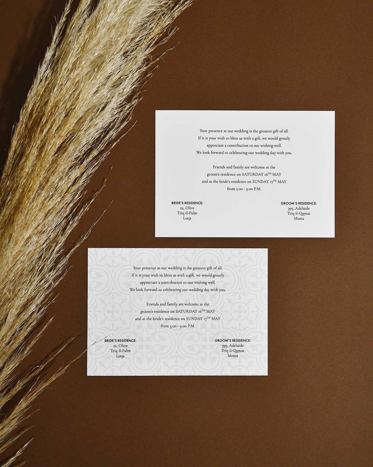 Wedding Monetary Cards