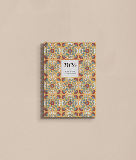 PRE-ORDER 2026 Hardbound Diary WEEKLY View