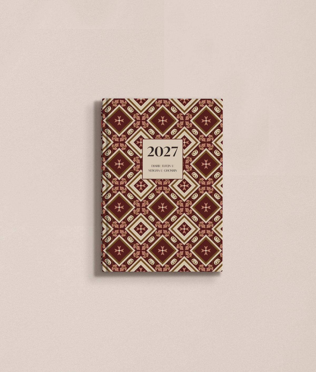PRE-ORDER 2027 Hardbound Diary WEEKLY View