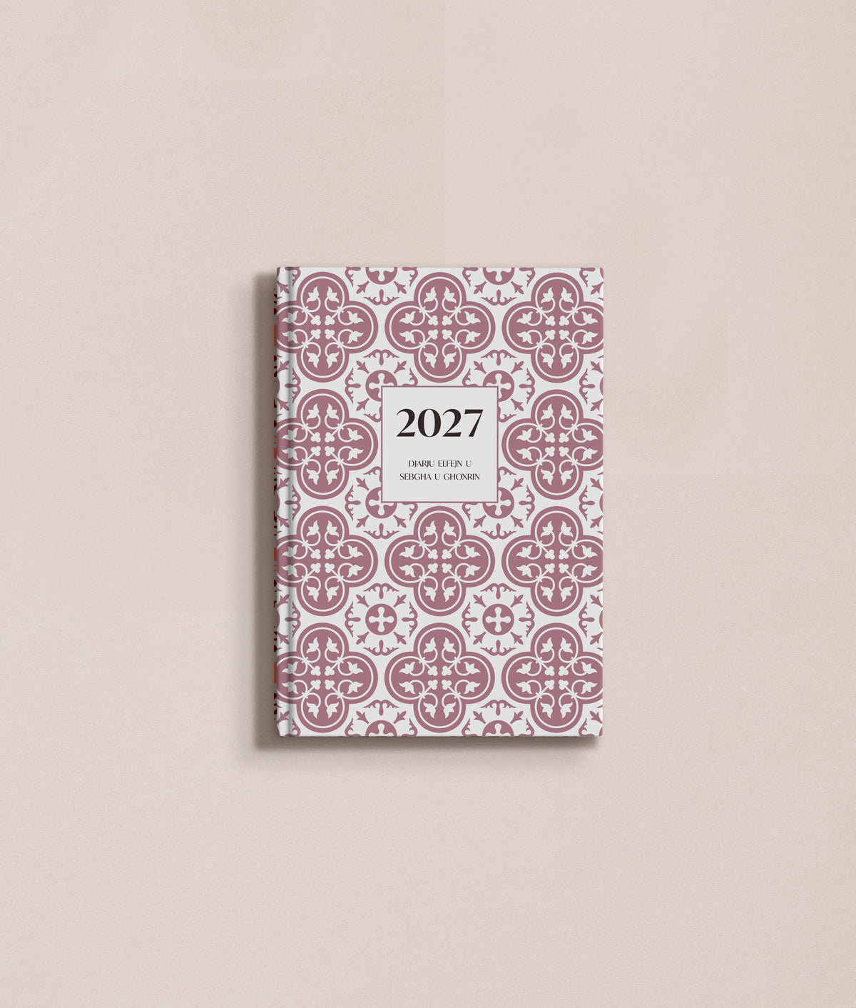 PRE-ORDER 2027 Hardbound Diary WEEKLY View