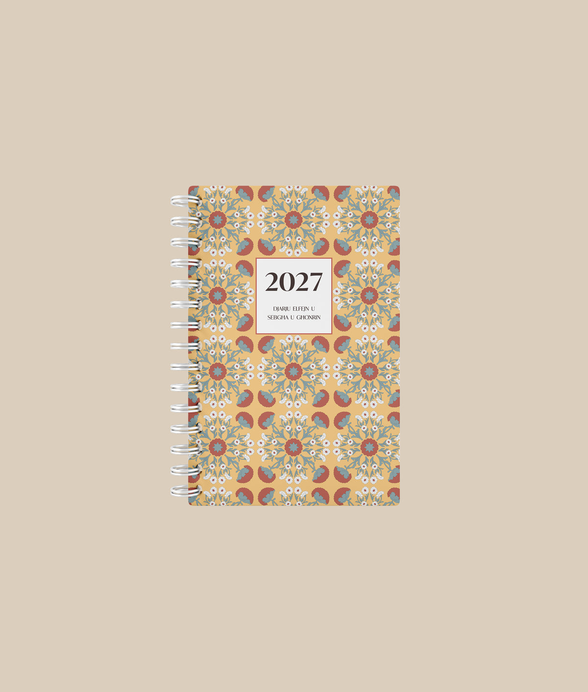 PRE-ORDER 2027 Spiral Diary DAILY View