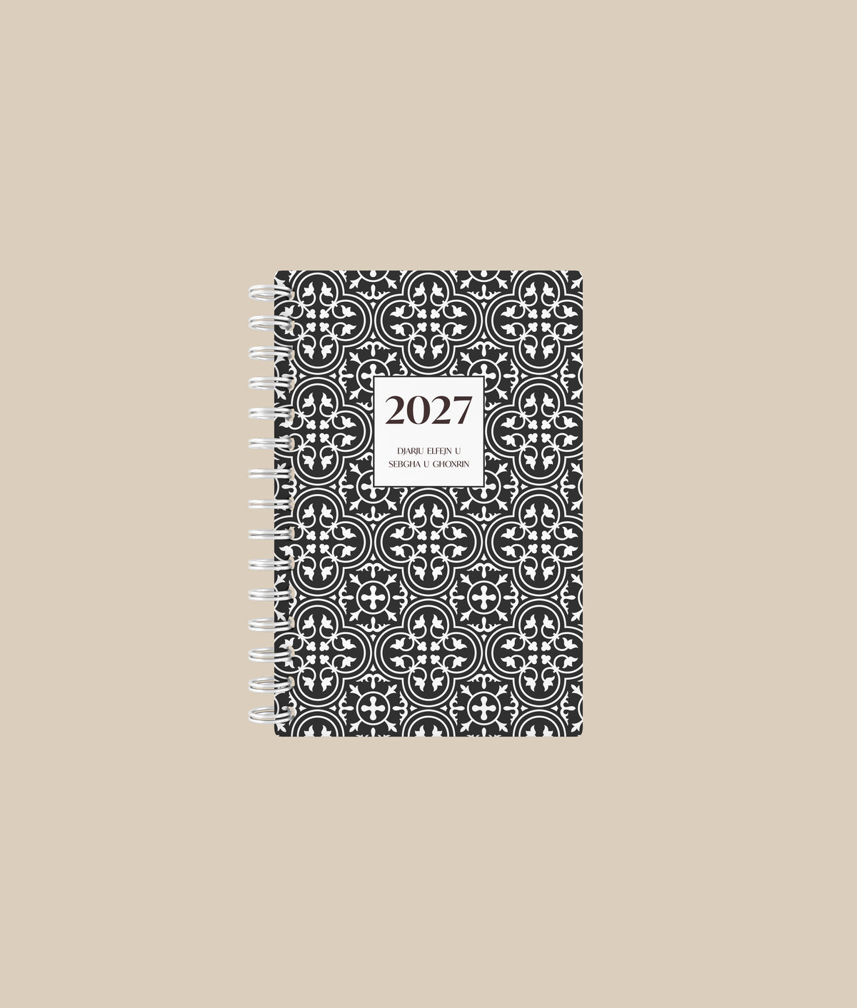 PRE-ORDER 2027 Spiral Diary DAILY View