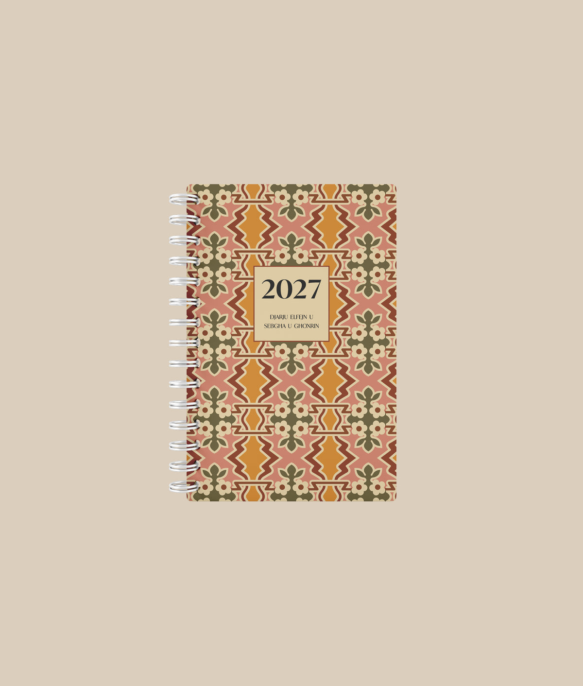 PRE-ORDER 2027 Spiral Diary DAILY View