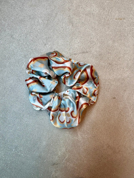 Turquoise Scrunchie