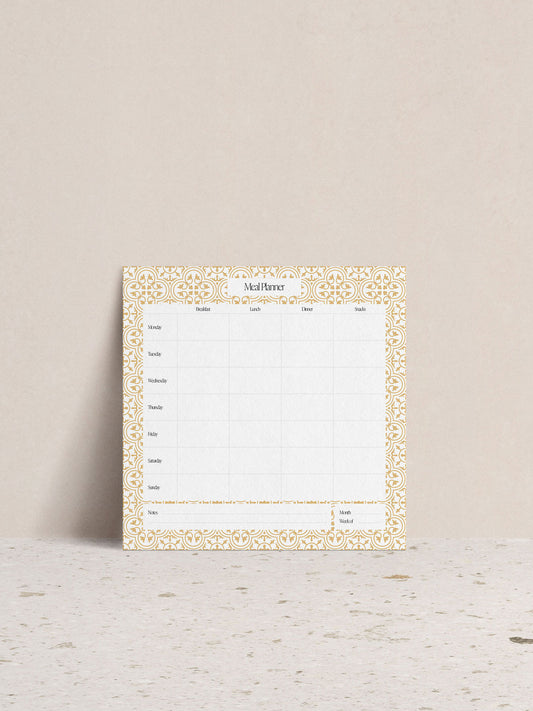 Gold Meal Planner