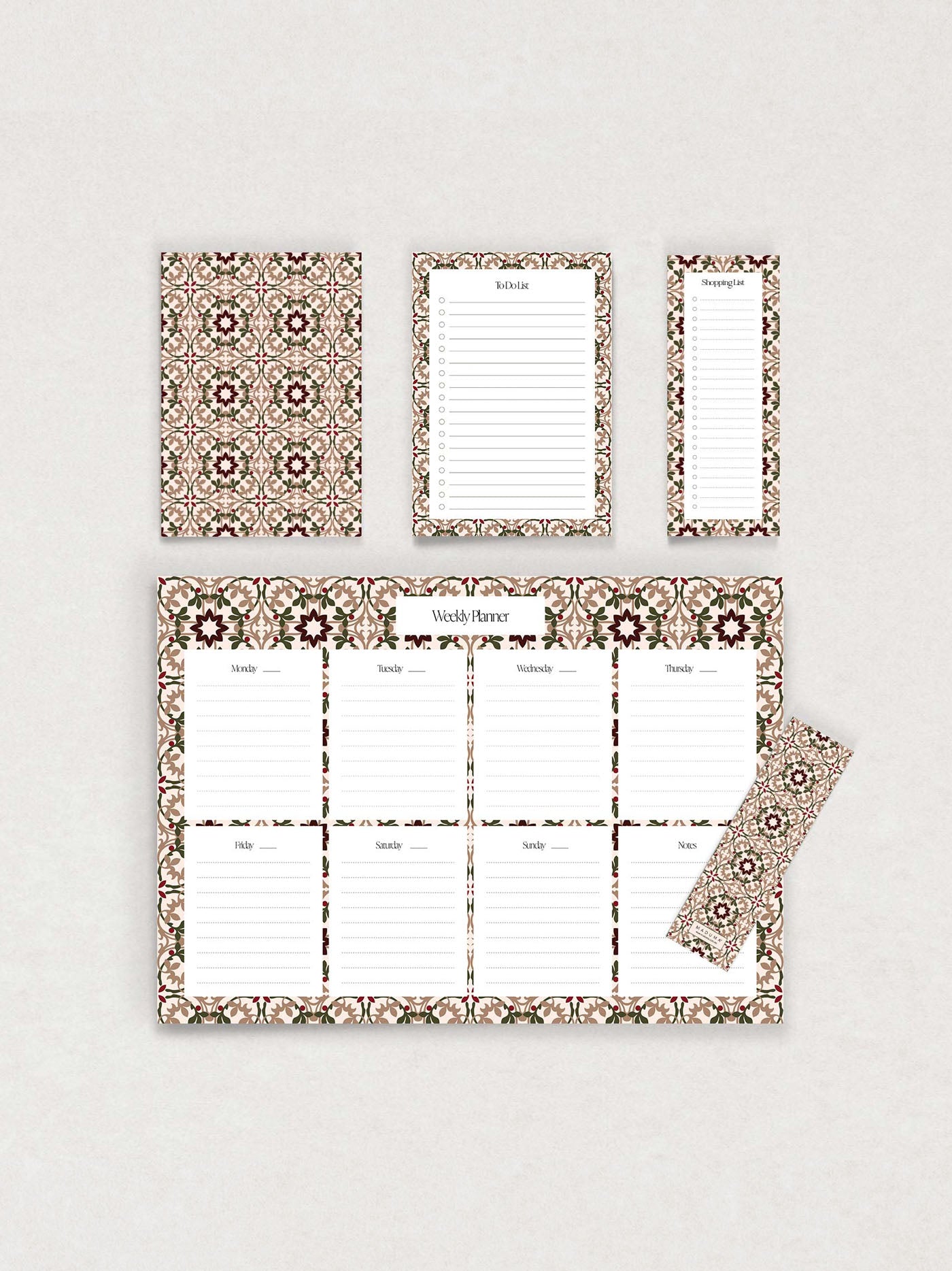 Holly Essentials Stationery Set