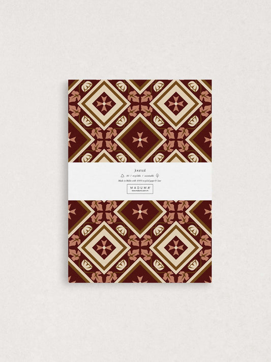 Maltese Cross A5 Ruled Journal
