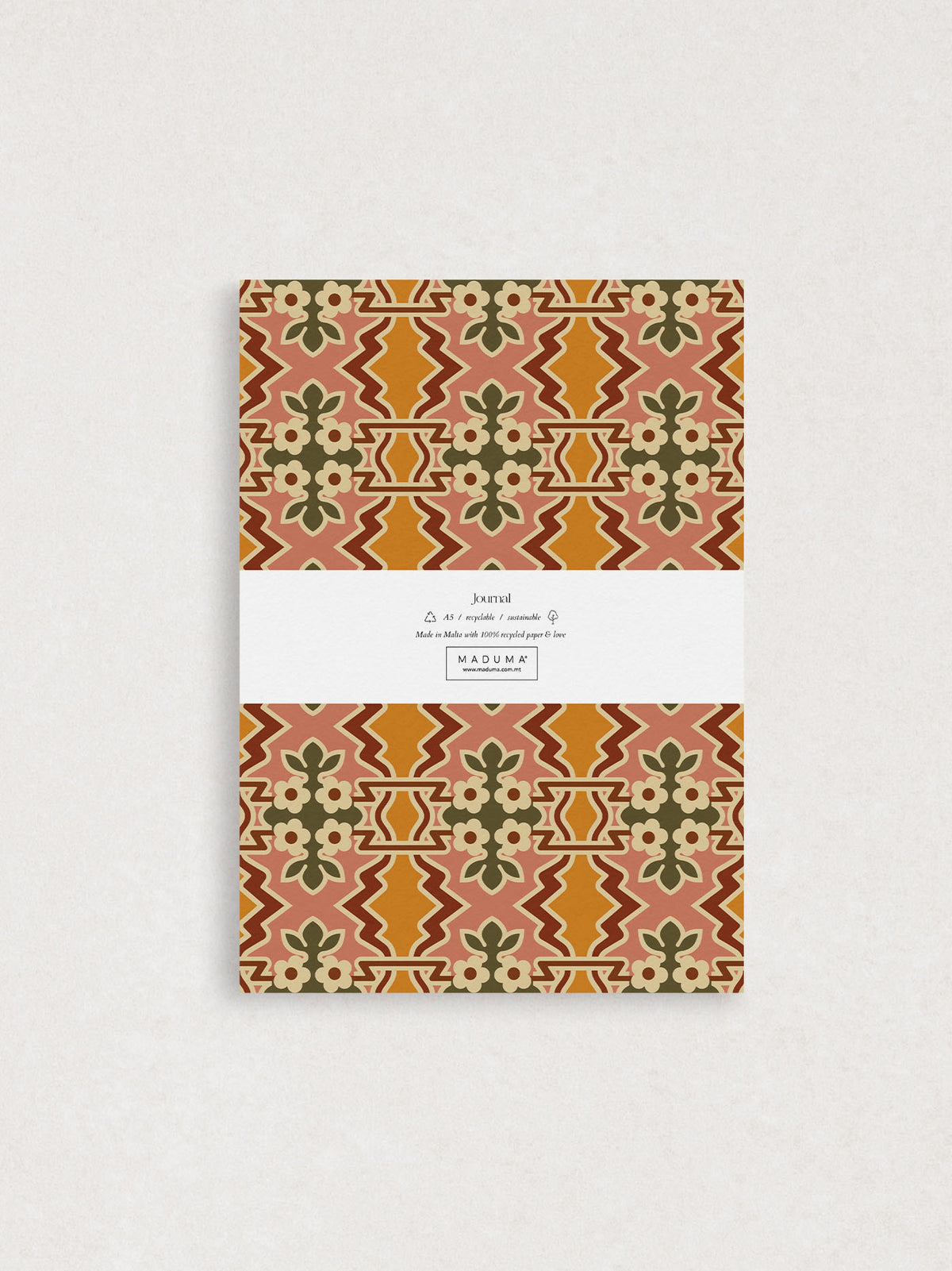 Terracotta A5 Ruled Journal