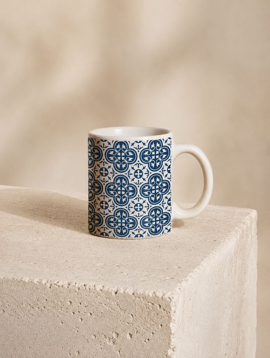 Blu Ċar Ceramic Mug