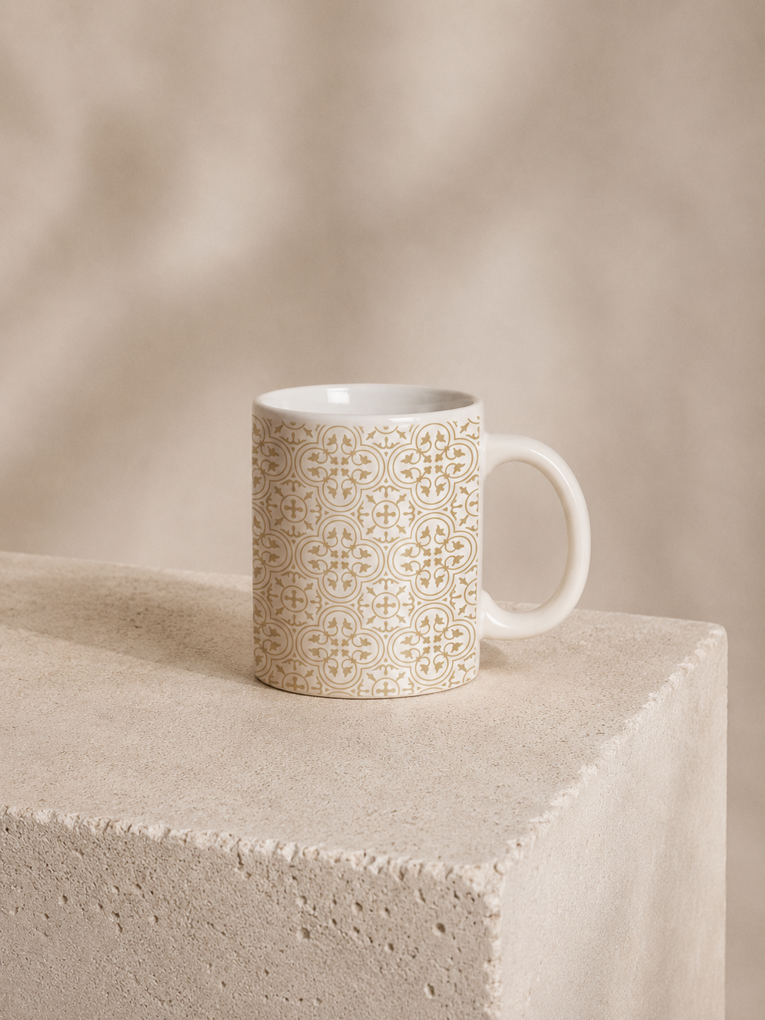 Gold Ceramic Mug