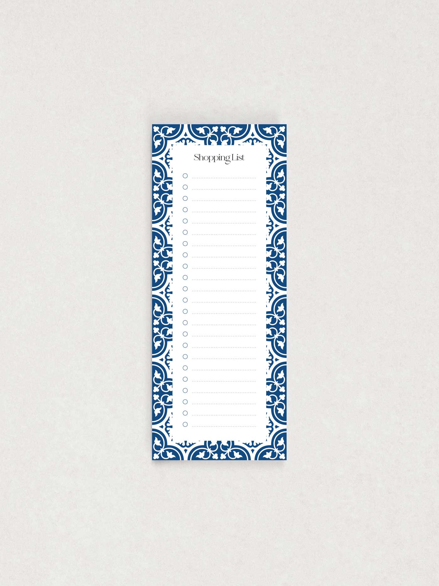 Blu Ċar Shopping List