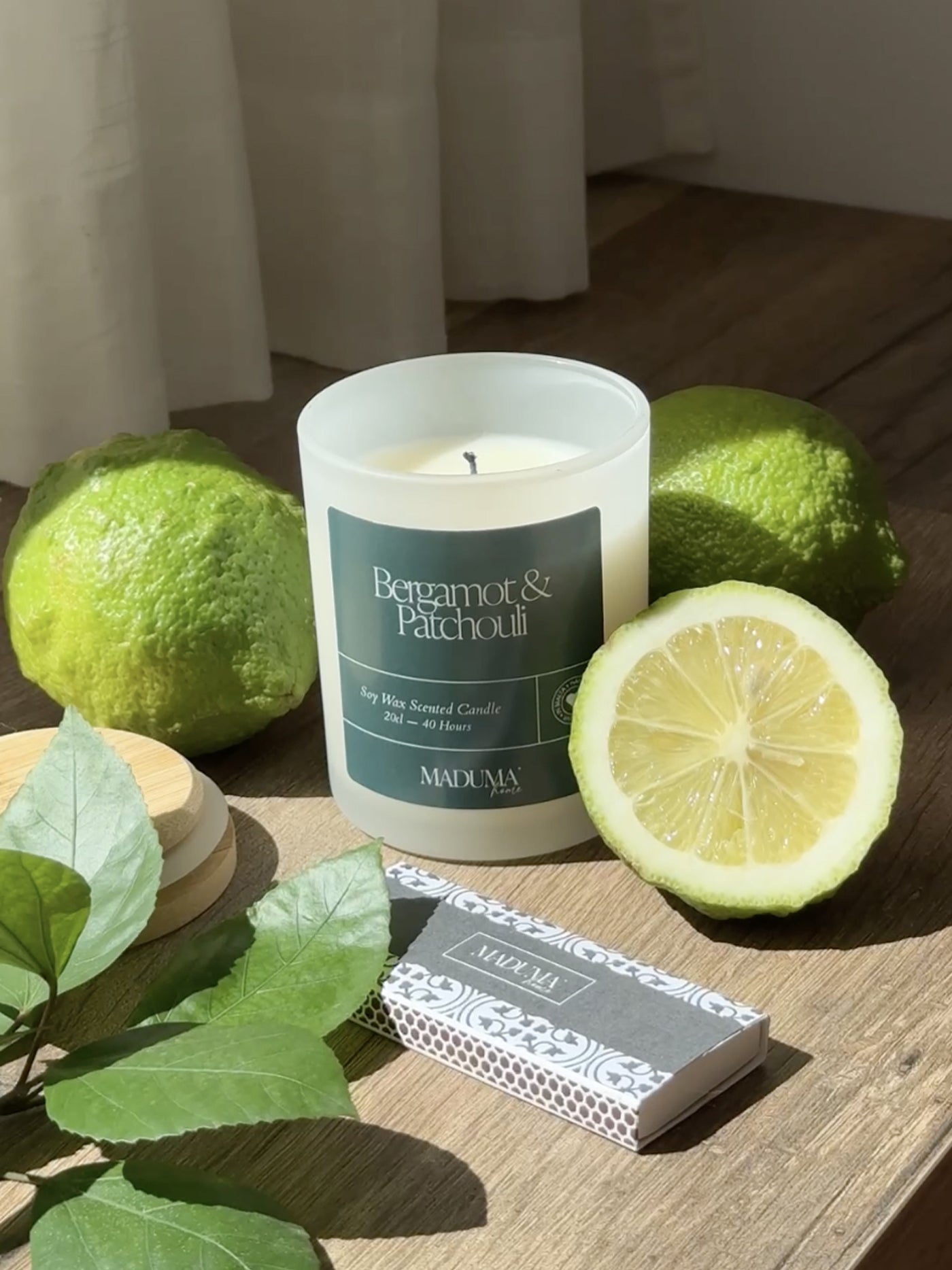 MADUMA® Scented Candle - Bergamot & Patchouli