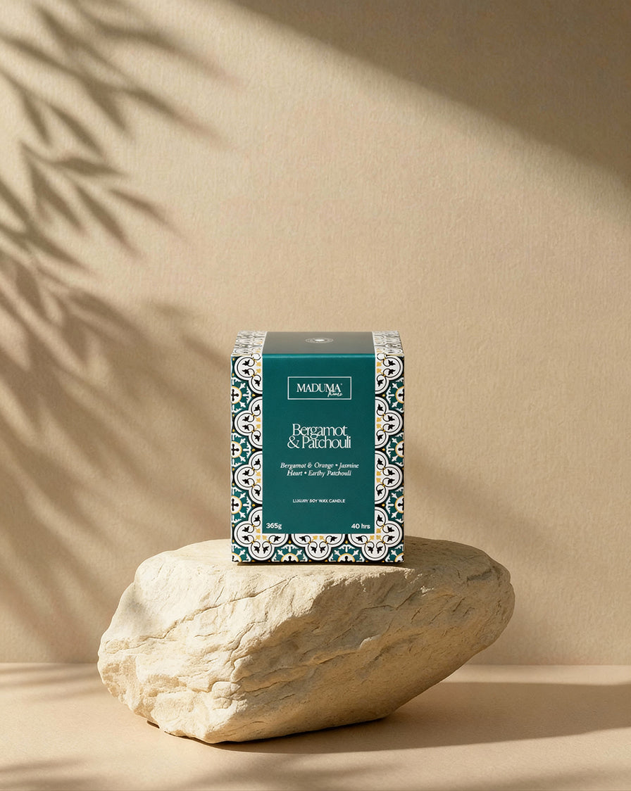MADUMA® Scented Candle - Bergamot & Patchouli
