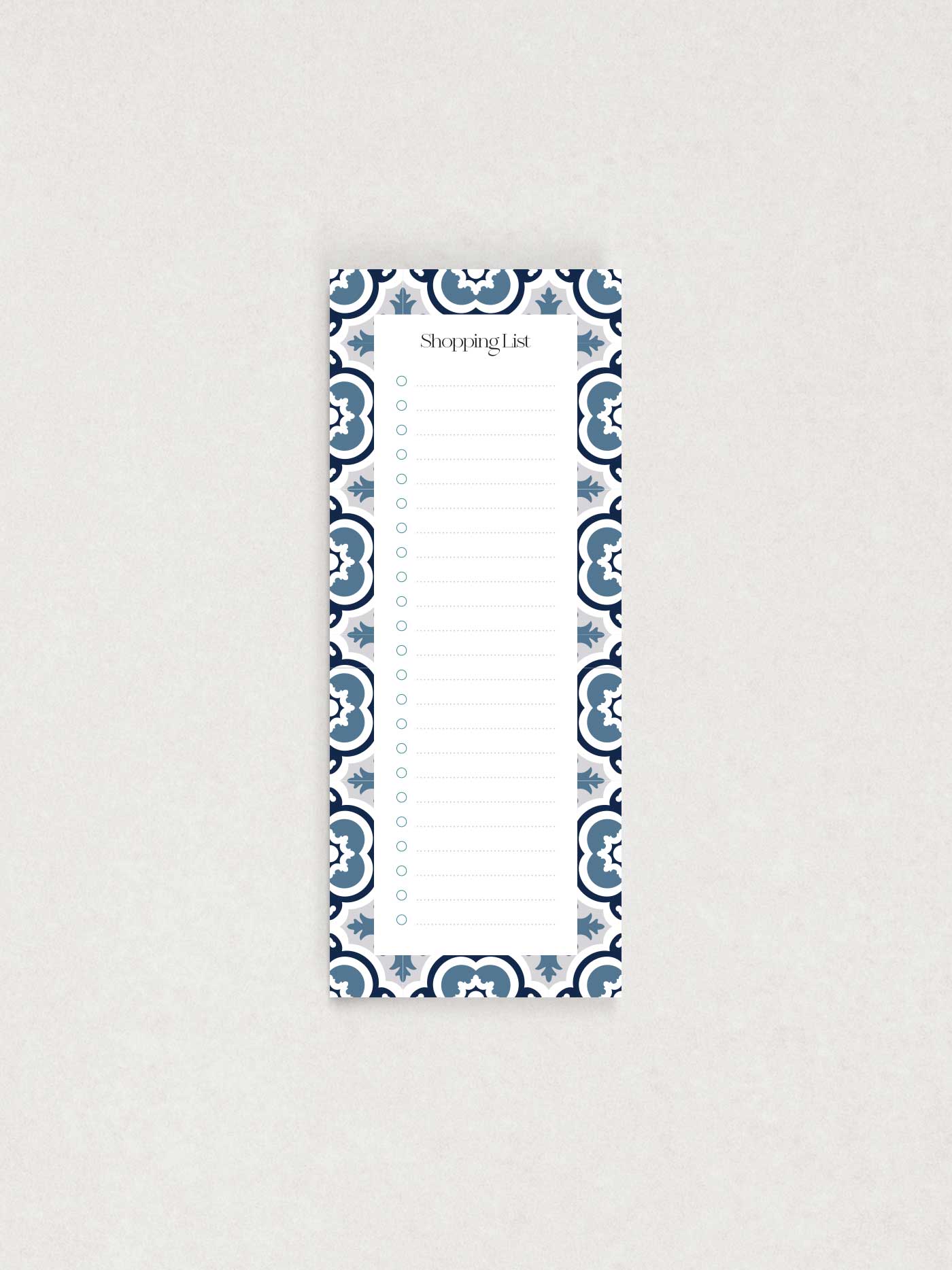 Ċelesti Shopping List