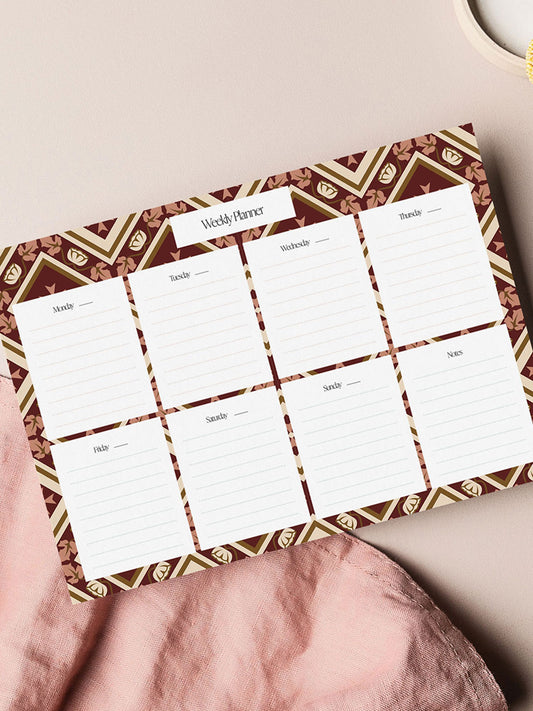Maltese Cross Weekly Planner