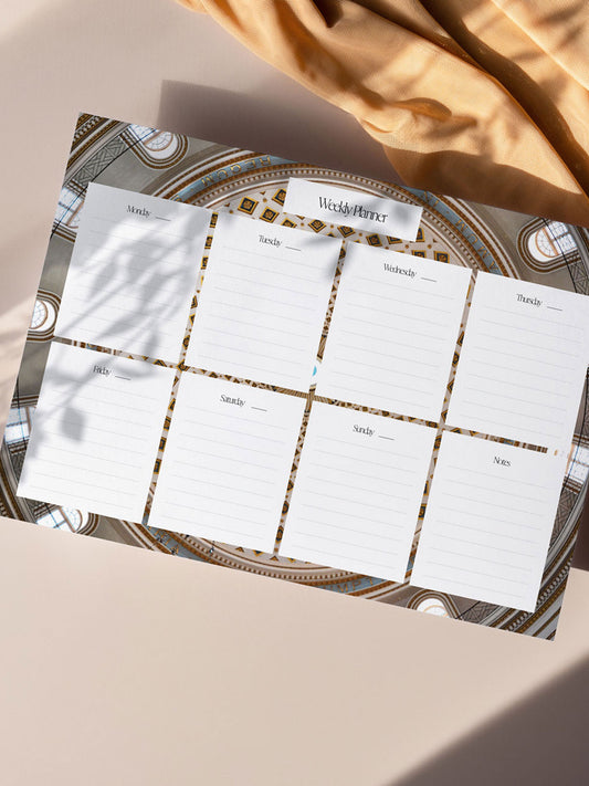 Mosta Dome Weekly Planner