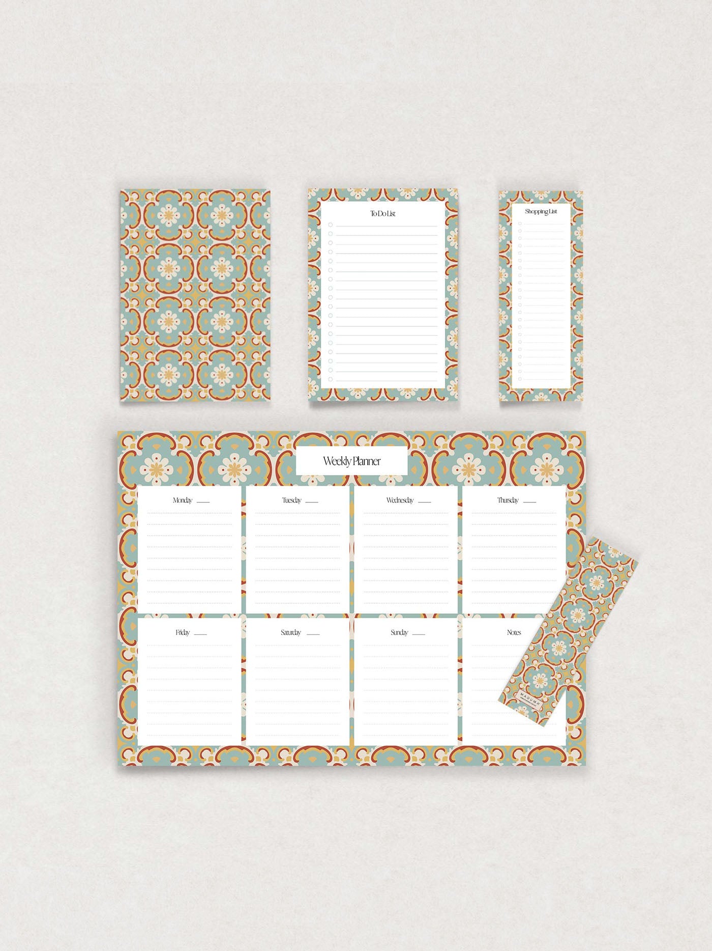 Turquoise Essentials Stationery Set