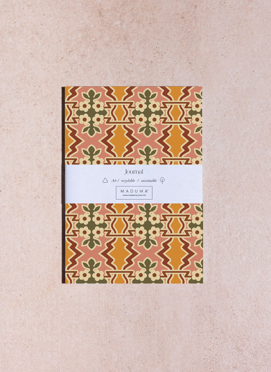 Terracotta A6 Ruled Journal