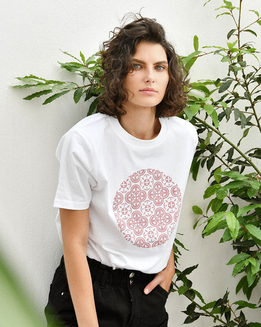 MADUMA® Roża Ċar Pattern T-Shirt