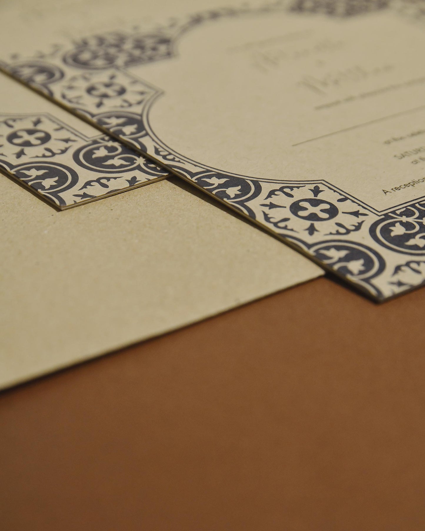 Wedding Invitations - Kraft Lux Paper